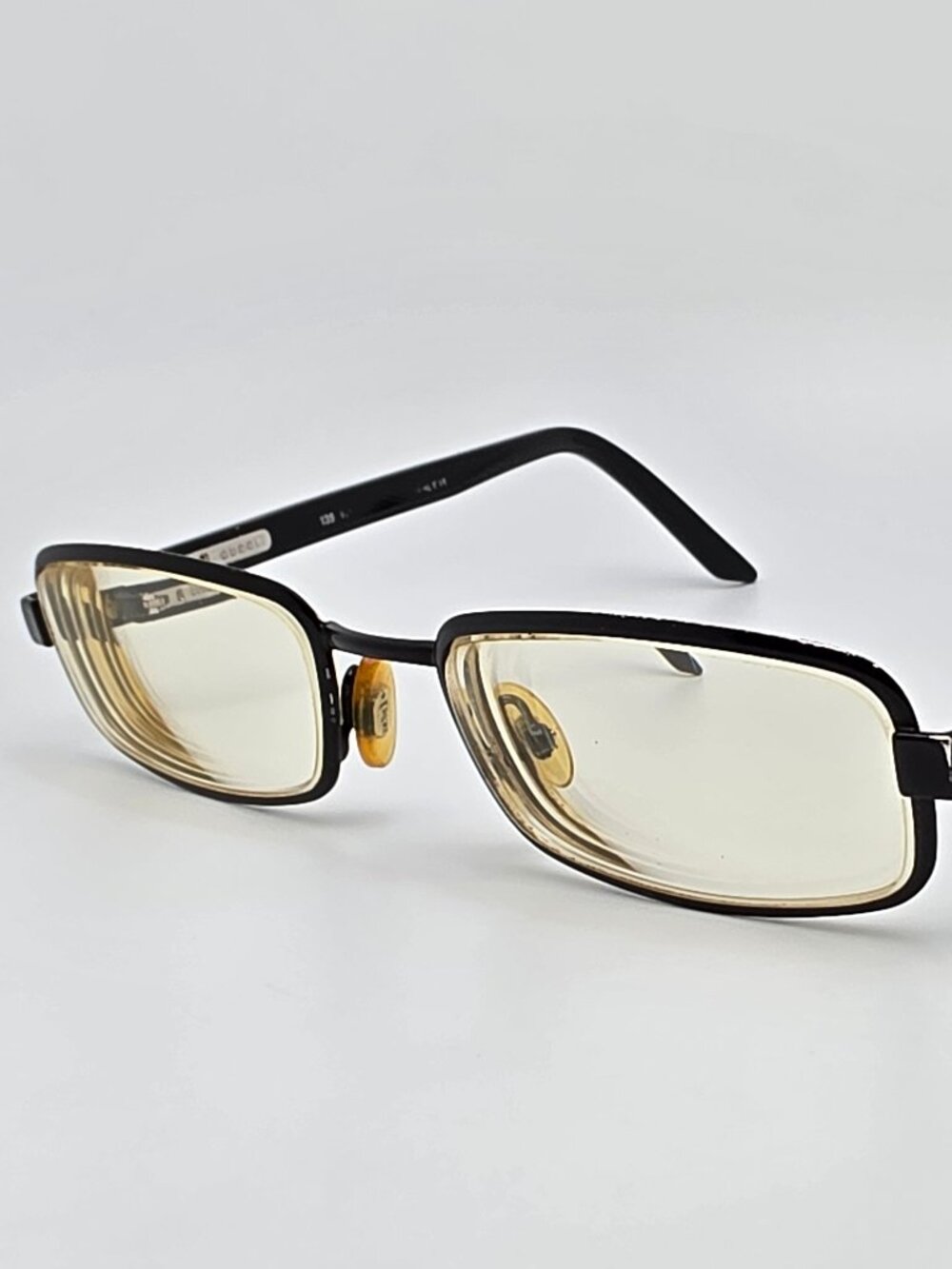 Gucci GG1371 E9K Gloss Black Eyeglasses Frame w/ Flexhinge Italy 50-19-135